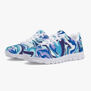 Blue Marble Sneakers