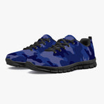 All Blue Camo Sneakers