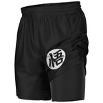 All Black Dragon Ball Gi Shorts