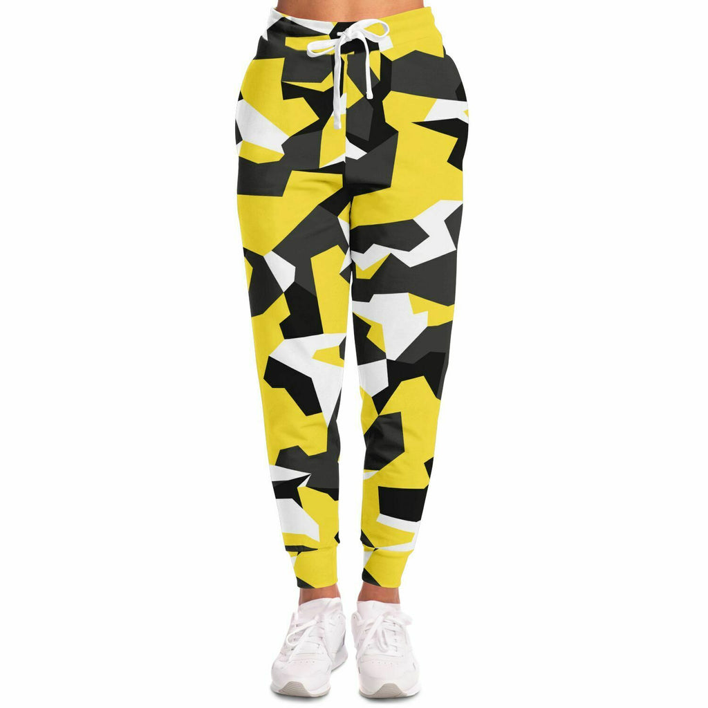 M90 Black Yellow Modern Warfare Camo Joggers