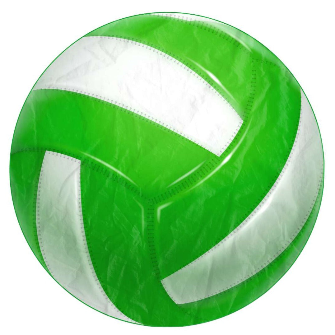 Green Volleyball Beach Blanket