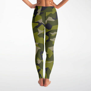 M90 Green Modern Warfare Camo Leggings