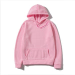 Unisex Men's Women's Pink Solid Color Winter Fleece Hoodie Pump Covers
