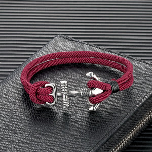 Double Strand Classic Anchor Bracelets
