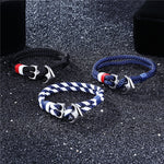 Red White Blue Anchor Bracelets