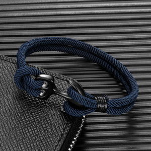 Double Strand Modern Anchor Bracelets