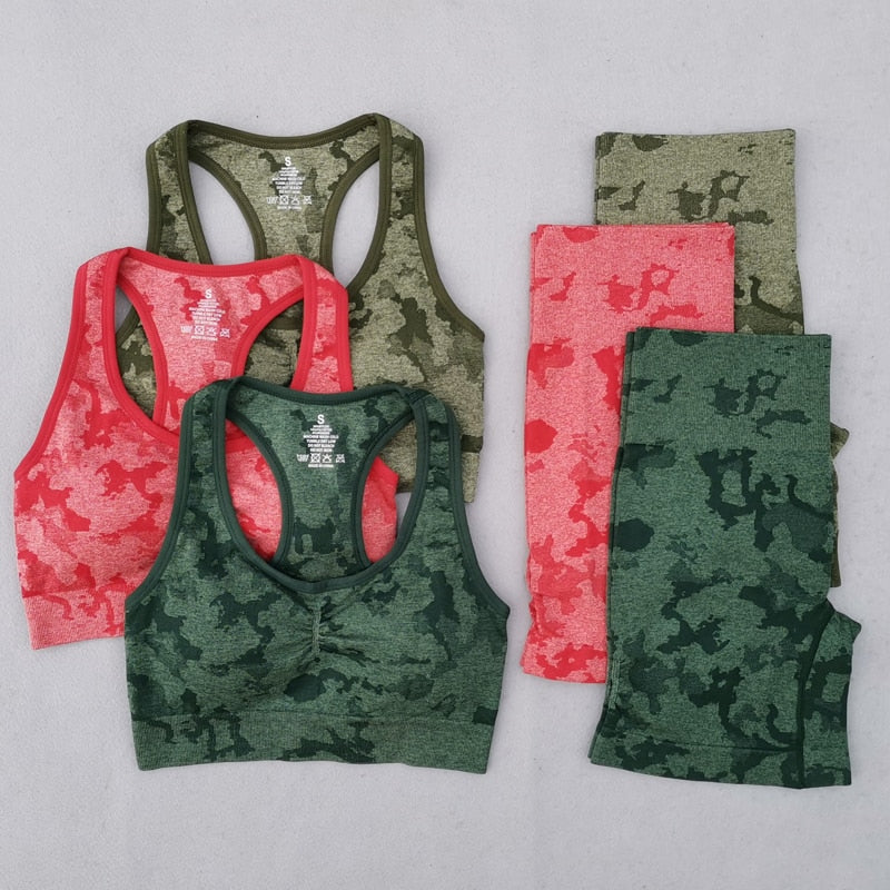 Duotone Tiger Stripe Camo Yoga Set