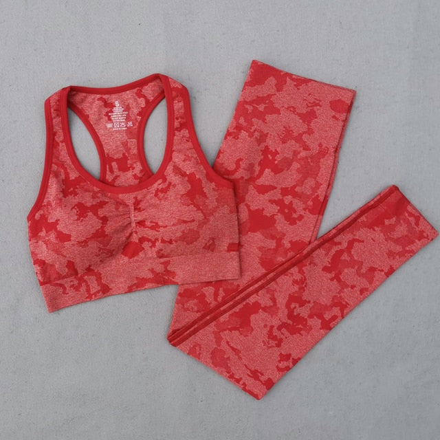 Duotone Tiger Stripe Camo Yoga Set