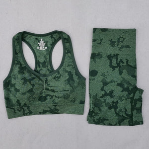 Duotone Tiger Stripe Camo Yoga Set