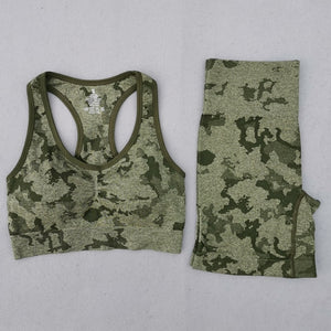 Duotone Tiger Stripe Camo Yoga Set