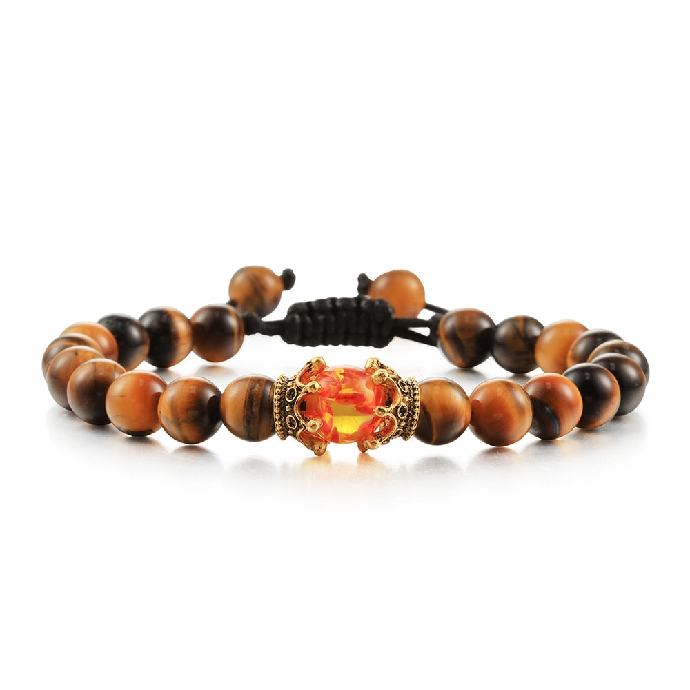 8MM Buddha Bead Adjustable Bracelets