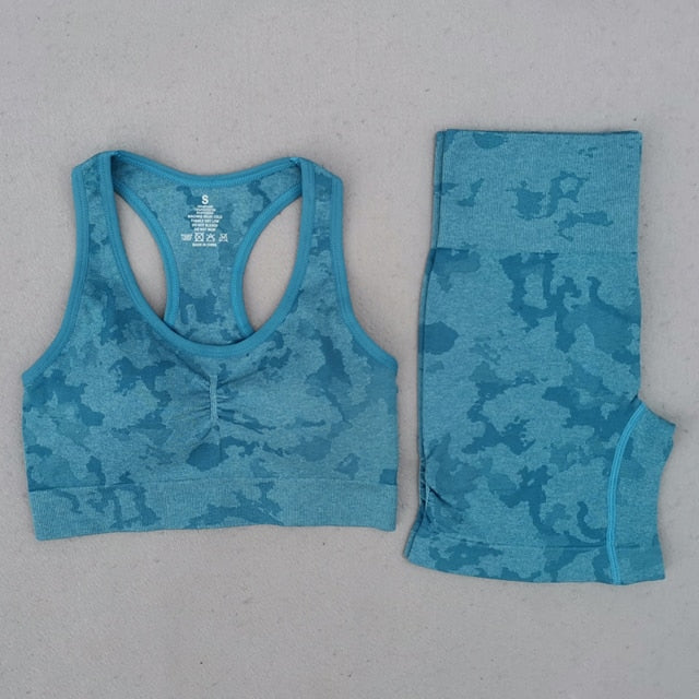 Duotone Tiger Stripe Camo Yoga Set