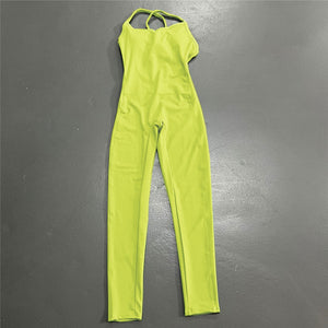 Yellow Green Jumpsuit Full