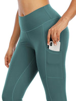 Teal Leggings With Pockets
