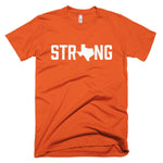 Orange White Texas State Strong Gym Fitness Weightlifting Powerlifting CrossFit T-Shirt