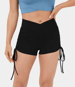V-Shape Drawstring Shorts