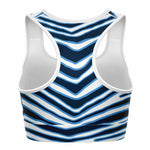 Tennessee Zebra Stripe Sports Bra