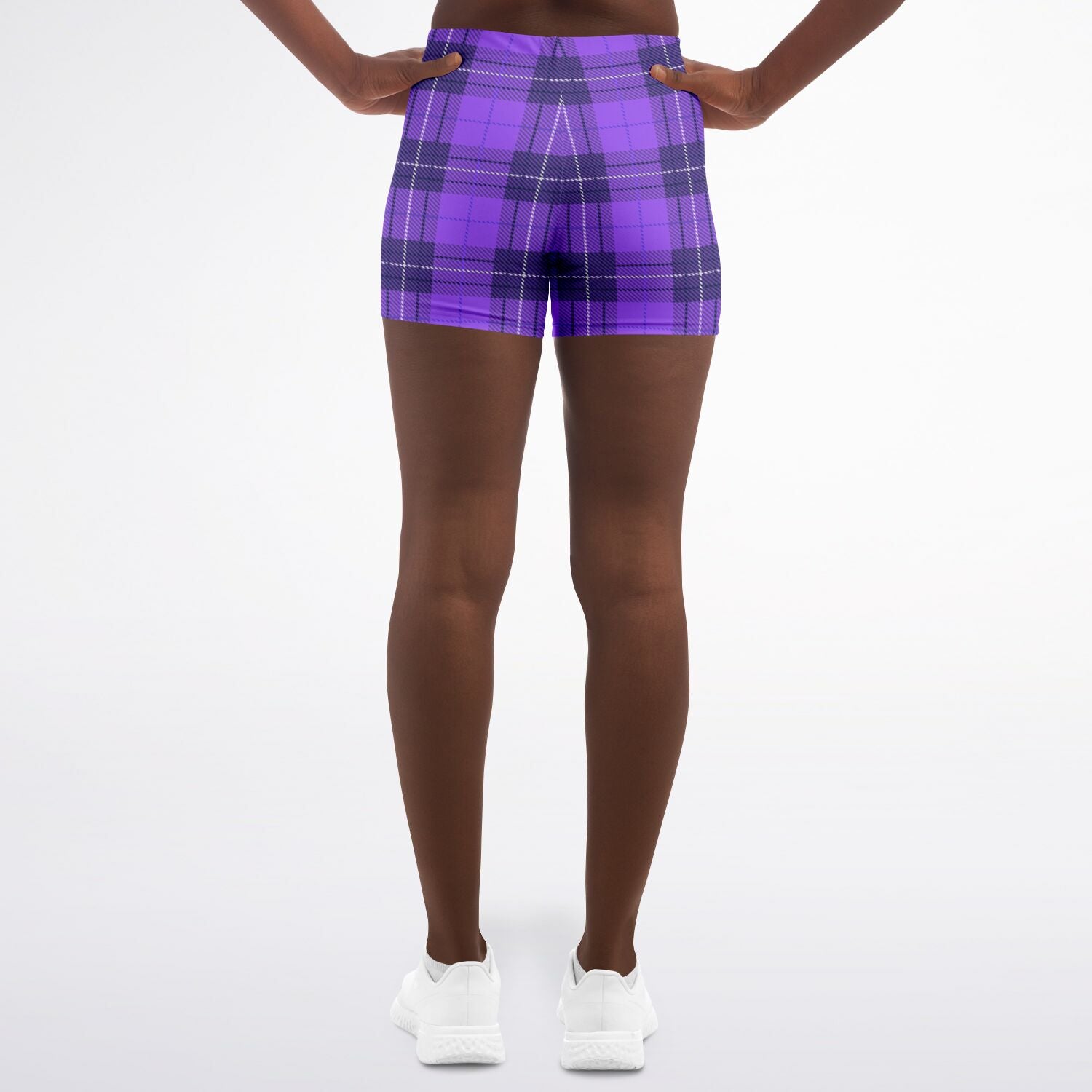 Purple Plaid Shorts