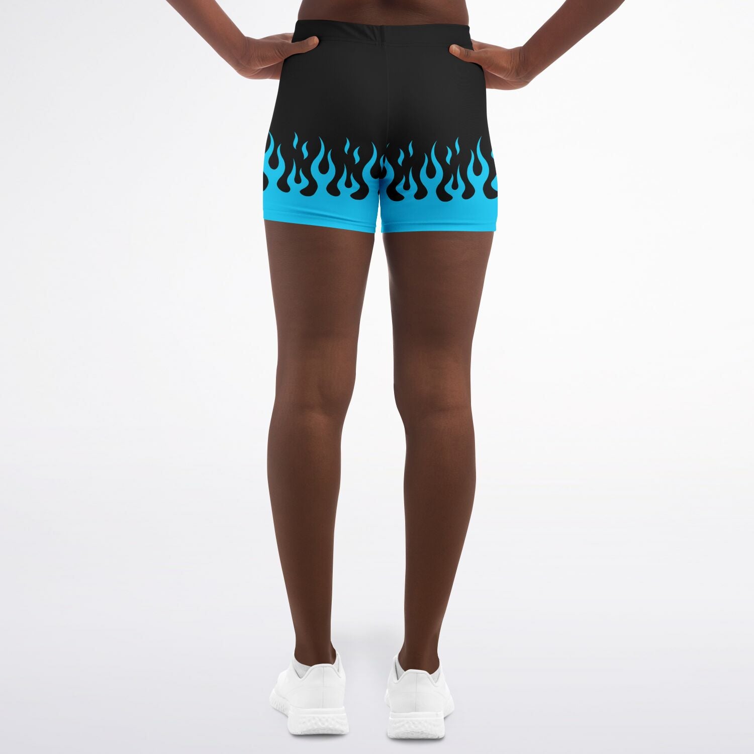 Blue Flames Shorts