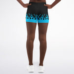 Blue Flames Shorts