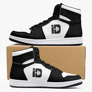 Unisex ID Leather High-Top Fashion Sneakers