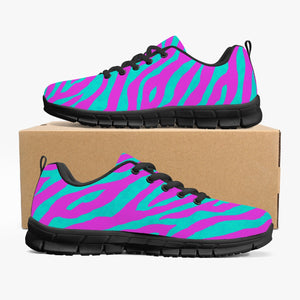 Pink Zebra Full Print Running Sneakers