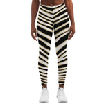 Women's New Orleans Football Black Gold Zebra Stripe Animal Pattern Mid-rise Athletic Booty Shorts