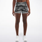 Grey Stars & Stripes Shorts