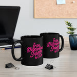 Pink Iron Discipline Script Coffee Mug