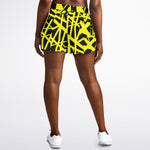 80s Bumble Bee Running Shorts