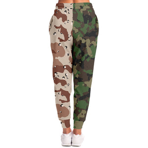 Deep Jungle Desert Storm Camo Joggers