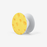 Big Yellow Green Bay Wisconsin Cheese Head Wheel Popsocket White Side