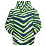 Seattle Zebra Stripe Hoodie