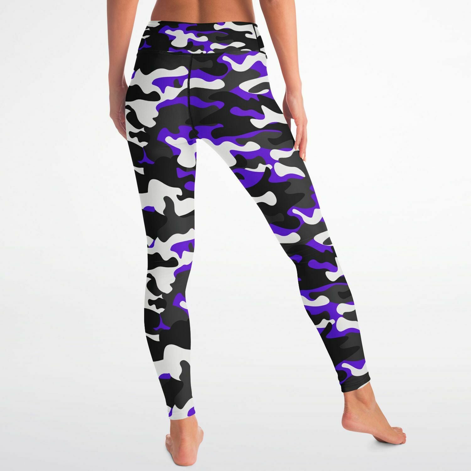 Urban Jungle Purple Camo Leggings