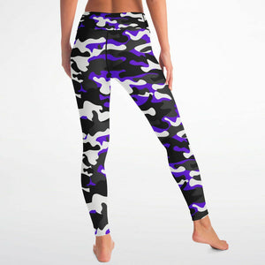 Urban Jungle Purple Camo Leggings