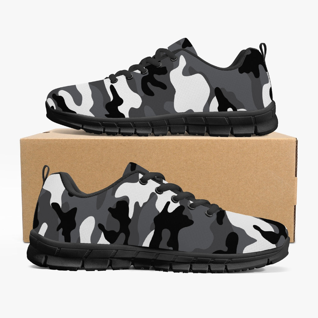 Black White Camo Sneakers