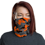 Black Orange Camo Headband