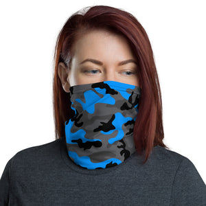 Black Blue Camo Headband