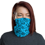 Blue Black Paisley Headband