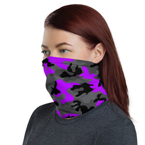 Black Purple Camo Headband