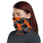 Black Orange Camo Headband