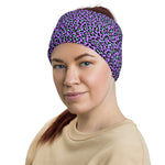 Purple Cheetah Leopard Print Pattern Multifunctional Headband