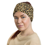 Classic Yellow Leopard Cheetah Spots Print Pattern Multifunctional Headband Neck Gaiter