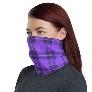 Purple Plaid Headband