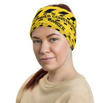 Black Yellow Under Construction Warning Tape Multifunctional Headband
