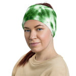 Classic Green Monotone Tie-Dye Multifunctional Headband Gaiter