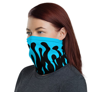 Blue Fire Flames Headband