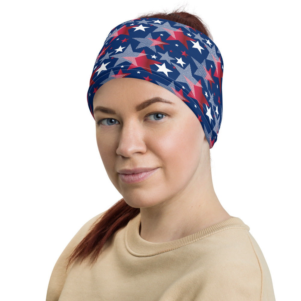 USA Fourth Of July Starburst Fireworks Multifunctional Headband