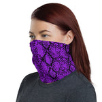 Purple Snakeskin Headband