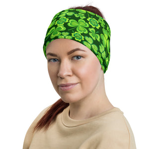 Green Irish Shamrocks & Clovers Multifunctional Headband Gaiter